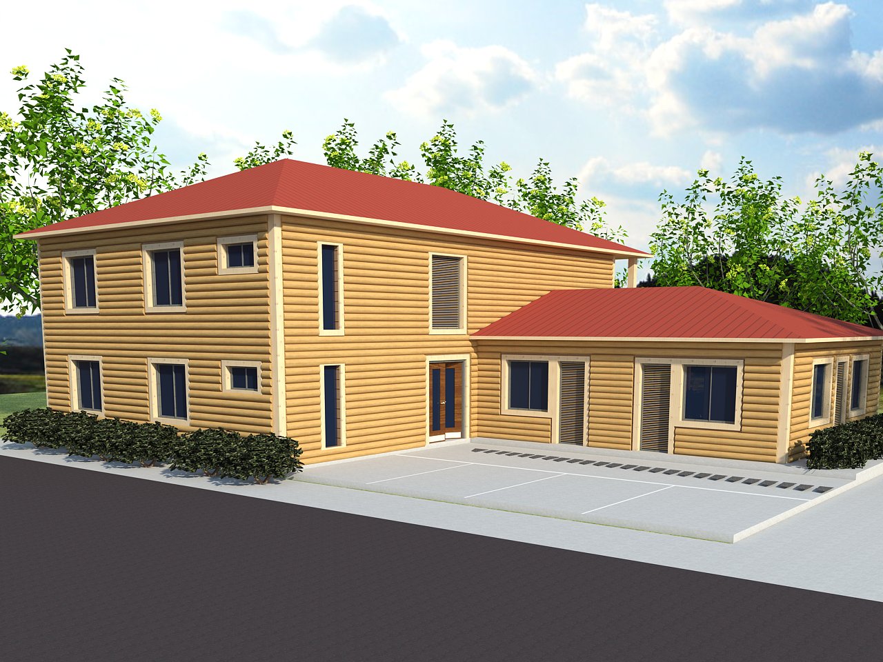 木質(zhì)會所-中式風(fēng)格-376㎡